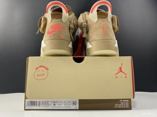 Kicktheory Khaki Retro DH0690-200 Air Travis Jordan 6 Scott British 0713